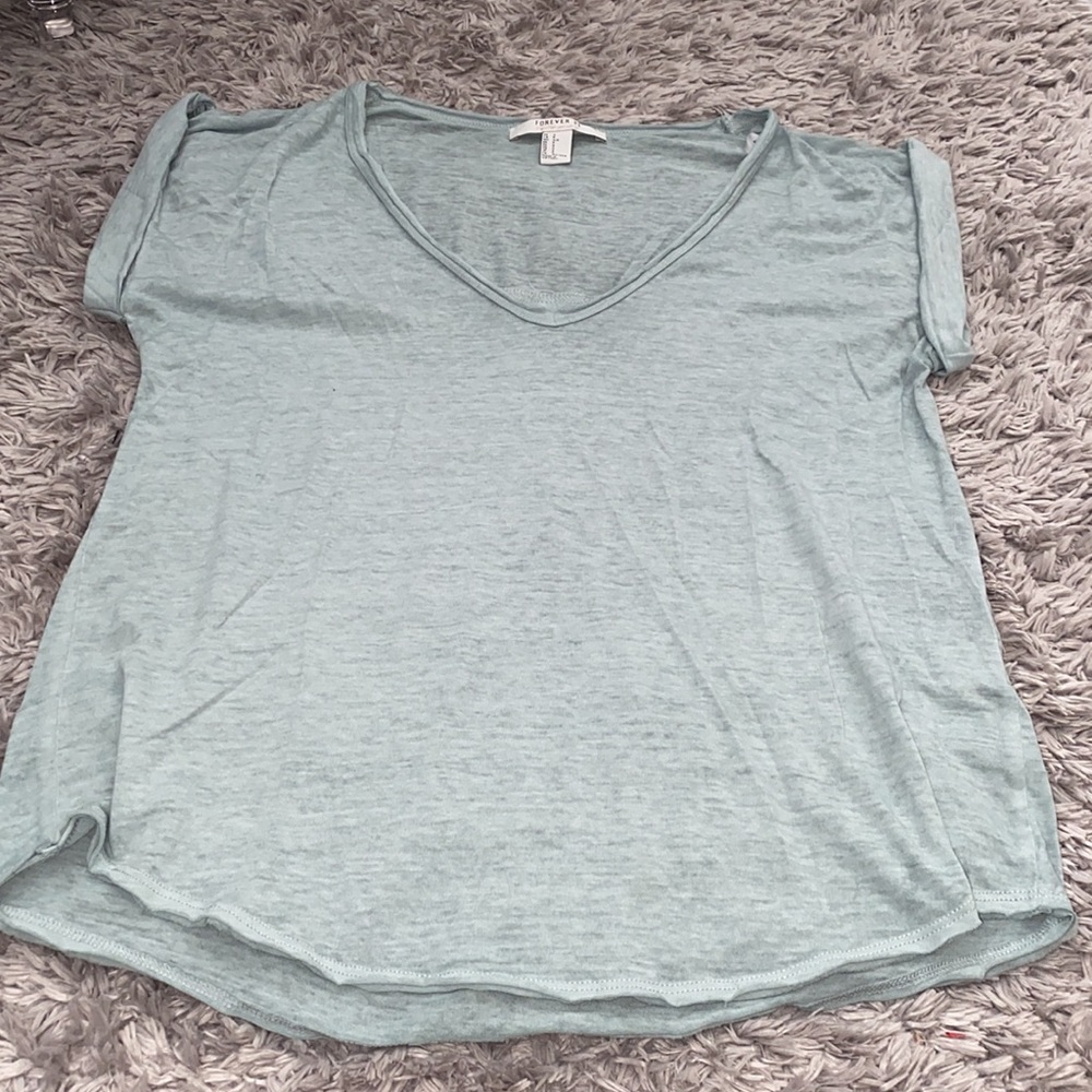 Pale mint green t-shirt